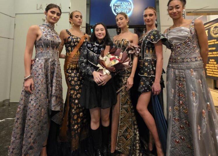 Michelle Liu Tampilkan Koleksi “Royal Heritage Twist” di Milan Fashion Night 2025