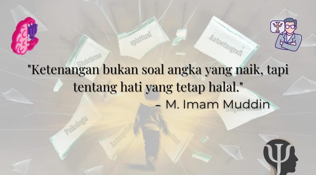 “Dari Crypto ke Saham Halal: Cara Fikih dan Psikologi Menenangkan Cemas Finansial” 2 Picture Qoutes