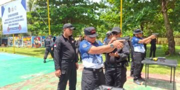 Lapas Bengkulu, Julianto Budhi Prasetyono, Haposan Silalahi, Brimob Polda Bengkulu, Latihan Menembak, Kesiapsiagaan Petugas, Kamtib Lapas, Ditjenpas Bengkulu