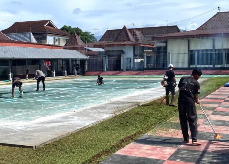 Jelang Hari Bakti Kemenimipas 2025, WBP Lapas Arga Makmur Gelar Gotong Royong Bersihkan Lapangan Tenis 1 IMG 20251116 WA0030