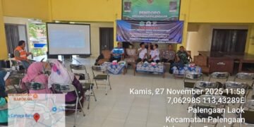 petugas PLN saat sosialisasi ke masyarakat
