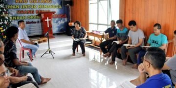 Lapas Bengkulu, Warga Binaan Nasrani, Kemenag Provinsi Bengkulu, Pembinaan Rohani, Julianto Budhi Prasetyono, Santi Lestari, Kemenkumham, Direktorat Jenderal Pemasyarakatan, Ibadah Bersama, Pembinaan Keagamaan