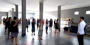 Lapas Bengkulu, Pembinaan Jasmani, Senam Pagi, Warga Binaan, Julianto Budhi Prasetyono, Bimkemaswat Lapas, , Kesehatan Lapas, Mapenaling, Isolasi