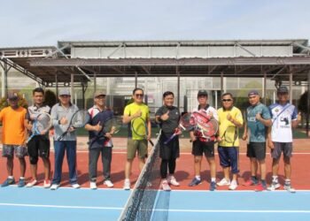 Lapas Bengkulu, Bapas Bengkulu, Tenis Bersama, Sinergi UPT Pemasyarakatan, Pembinaan Pegawai, Kemen Imipas, Kebugaran Pegawai, Olahraga Lapas, Kolaborasi Lapas Bapas