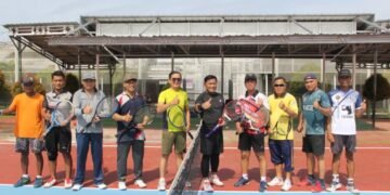 Lapas Bengkulu, Bapas Bengkulu, Tenis Bersama, Sinergi UPT Pemasyarakatan, Pembinaan Pegawai, Kemen Imipas, Kebugaran Pegawai, Olahraga Lapas, Kolaborasi Lapas Bapas