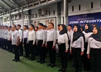 Lapas Bengkulu, Apel Pagi, Supian Natalis, Program Magang HUB, Kemnaker, ASN, Pembinaan Disiplin, Pemasyarakatan