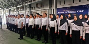 Lapas Bengkulu, Apel Pagi, Supian Natalis, Program Magang HUB, Kemnaker, ASN, Pembinaan Disiplin, Pemasyarakatan