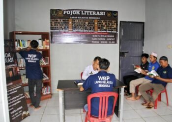 Lapas Bengkulu, Pojok Literasi, WBP, Pembinaan, Minat Baca, Perpusnas RI, Literasi Pemasyarakatan, Pendidikan Warga Binaan, Program Pembinaan, Kemenkumham