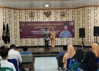 Lapas Arga Makmur Gelar Pelepasan Purna Bhakti Bapak Marsuli dengan Suasana Haru dan Penuh Kekeluargaan 1 IMG 20251201 WA0100