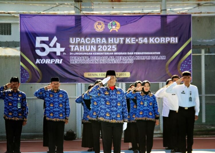 Lapas Bengkulu, HUT KORPRI 2025, ASN Kemenimipas, Upacara KORPRI, Julianto Budhi Prasetyono, Pemasyarakatan, Reformasi Birokrasi, Disiplin ASN, Pelayanan Publik