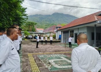 Apel Bersama di Lapas Ternate: Kakanwil Malut Serukan Zero Narkoba dan Anti-Judi Online bagi Pegawai 1 lapas ternate