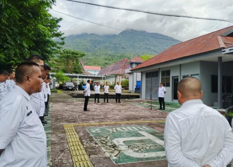 Apel Bersama di Lapas Ternate: Kakanwil Malut Serukan Zero Narkoba dan Anti-Judi Online bagi Pegawai 1 lapas ternate