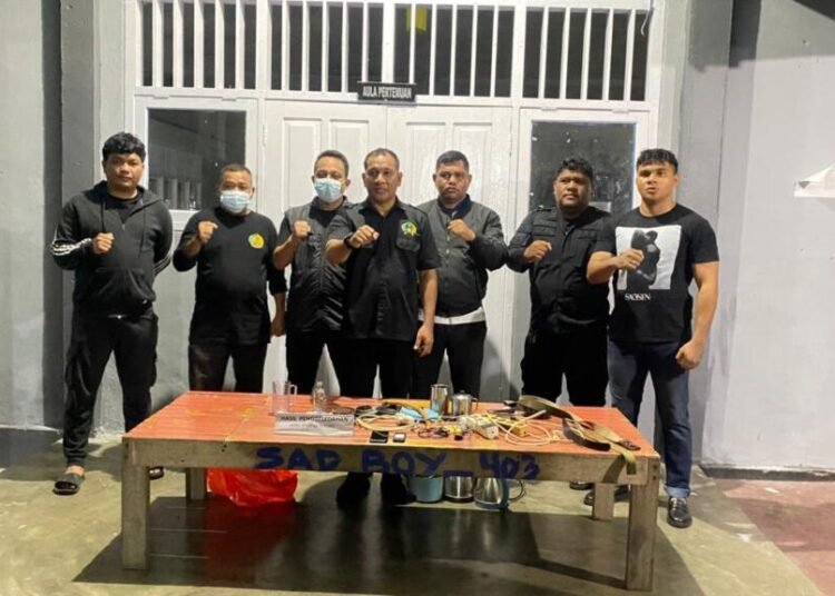 Jaga Kondusifitas, Lapas Ternate Gencar Gelar Razia Rutin 1 lapas ternate