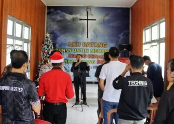 Lapas Bengkulu, Ibadah Natal Lapas, Gereja Getsmani, Pembinaan Kerohanian WBP, Natal di Lapas, Pendeta Panca Andronixoss, Mahasiswa UNIB