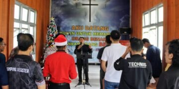 Lapas Bengkulu, Ibadah Natal Lapas, Gereja Getsmani, Pembinaan Kerohanian WBP, Natal di Lapas, Pendeta Panca Andronixoss, Mahasiswa UNIB