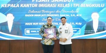 Lapas Bengkulu, Kalapas Bengkulu, Kantor Imigrasi Bengkulu, Pisah Sambut Pejabat, Kemenkumham, Pemasyarakatan, Keimigrasian