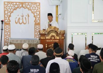 Lapas Bengkulu, Doa Bersama, Sambut Tahun Baru 2026, Kalapas Julianto Budhi Prasetyo, Pembinaan Warga Binaan, Pelayanan Publik, Integritas Petugas