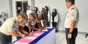 Penguatan Komitmen Kinerja, Jajaran Lapas Ternate Teken Perjanjian Kinerja