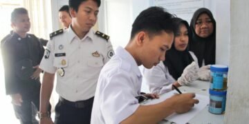 Lapas Bengkulu, Tes Urine Lapas, Pegawai Lapas, Peserta Magang Lapas, Pemasyarakatan, Ditjenpas, Bebas Narkoba, Integritas Aparatur