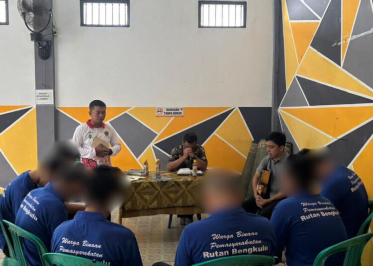 Perkuat Iman dan Karakter, Rutan Bengkulu Gelar Pembinaan Rohani bagi Umat Nasrani 1 9b16e1c3 adf0 4441 9f85 7d5ab609f272