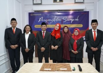 Pengangkatan Sumpah Majelis Pembina dan Pengawas Pejabat Pembuat Akta Tanah (PPAT) Daerah Kabupaten/Kota se-Sulawesi Selatan 1 DSC00539