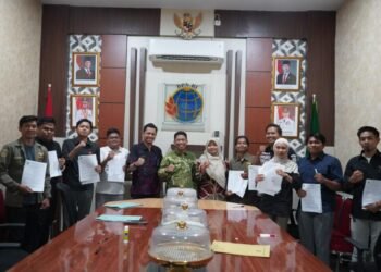 Penandatanganan Kontrak Kerja ASK yang dirangkaikan dengan Rencana Dialog Kinerja ASN Seksi Survei dan Pemetaan 1 DSC00888