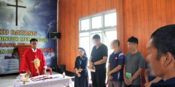 Lapas Bengkulu, Pembinaan Rohani, Ekaristi Kudus, Gereja Getsamani, Warga Binaan, Kemenag Bengkulu, Pembinaan Kepribadian, Ibadah Lapas, Pembinaan Keagamaan, Pemasyarakatan Indonesia