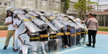 Lapas Bengkulu, PHH, DALMAS, Latihan Gabungan, Pengamanan Lapas, Brimob Bengkulu, Pemasyarakatan, Kamtib