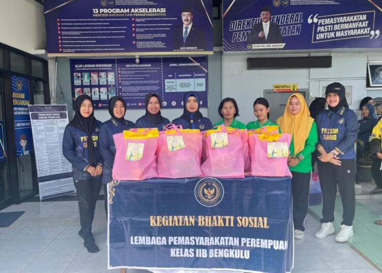 Lapas Perempuan Bengkulu Gelar Bakti Sosial, Wujud Kepedulian dan Pengabdian kepada Masyarakat 1 WhatsApp Image 2026 02 18 at 14.54.42