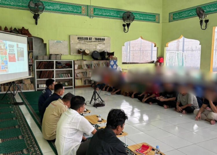 Tingkatkan Literasi Hukum, Rutan Bengkulu Fasilitasi Sosialisasi KUHP 2025 oleh LKBH UMB kepada WBP 1 c6a017fb df09 4cb1 9c67 d16fa6ac0d22