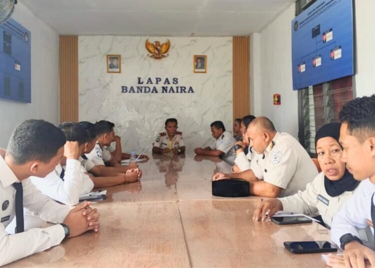 Persiapan Hari Bakti Pemasyarakan ke-62, Lapas Bandanaira Gelar Rapat Dinas 1 IMG 20260327 WA0000