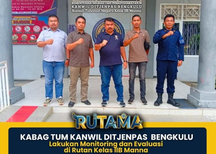 Kabag TUM Kanwil Ditjenpas Bengkulu Lakukan Monitoring dan Evaluasi di Rutan Kelas IIB Manna 1 Salinan dari Salinan dari Salinan dari Salinan dari Salinan dari Salinan dari Salinan dari Salinan dari Salinan dari Salinan dari Salinan dari Salinan dari Salinan dari Salinan dari Salinan dari S