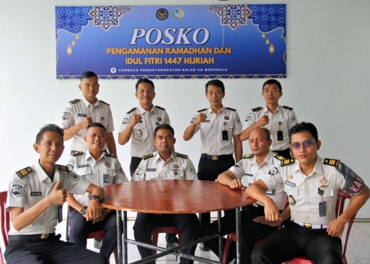 Jelang Iftar Bersama, Pengamanan Lapas Bengkulu Diperkuat 1 Lapas Bengkulu, Hilmawan Indra Waskito, Supian Natalis, Slamet Santoso, Andri Trisno, Yudi Chandra, ADM Kamtib, Pengamanan Lapas, Buka Bersama Warga Binaan