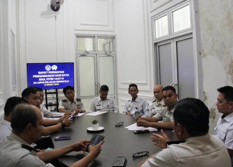 Lapas Bengkulu, Idul Fitri, Pengamanan Lapas, Remisi WBP, Pemasyarakatan, Kalapas Bengkulu, Julianto Budhi Prasetyono, TNI Polri, Keamanan Lapas, Ditjenpas