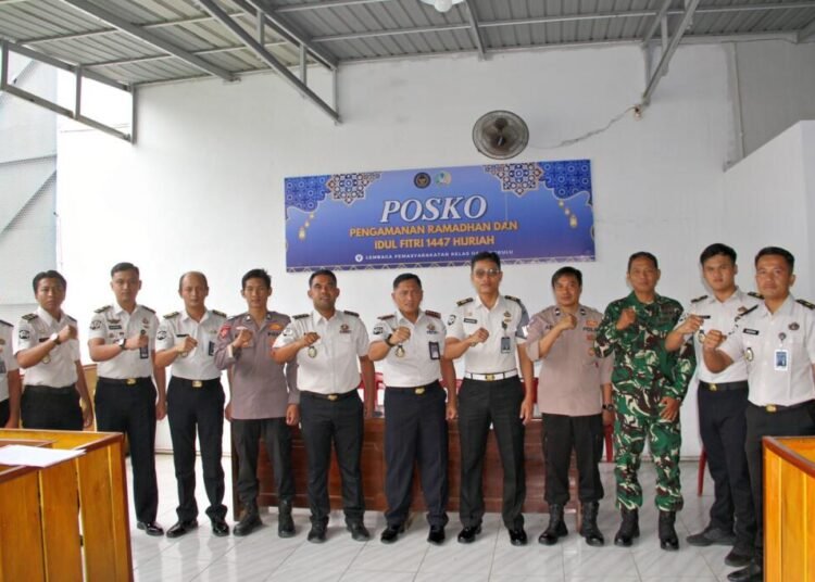 Lapas Bengkulu, TNI Polri, Pengamanan Lapas, Idul Fitri 1447 H, Ramadan 2026, Kalapas Bengkulu, Sinergi Aparat, Kamtibmas Lapas, Kunjungan WBP, Pemasyarakatan