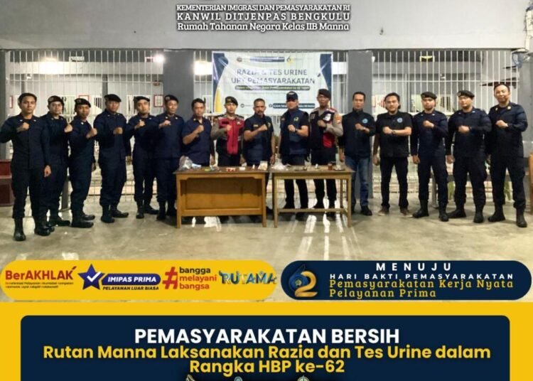 Pemasyarakatan Bersih, Rutan Manna Laksanakan Razia dan Tes Urine dalam Rangka HBP ke-62 1 Salinan dari Salinan dari Salinan dari Salinan dari Salinan dari Salinan dari Salinan dari Salinan dari Salinan dari Salinan dari Salinan dari Salinan dari Salinan dari Salinan dari Salinan dari S 1 10