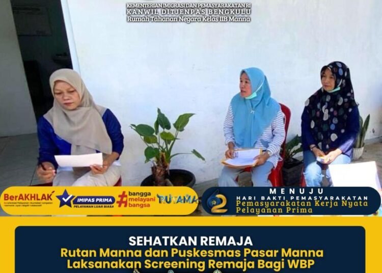 Sehatkan Remaja, Rutan Manna dan Puskesmas Pasar Manna Laksanakan Screening Remaja Bagi WBP 1 Salinan dari Salinan dari Salinan dari Salinan dari Salinan dari Salinan dari Salinan dari Salinan dari Salinan dari Salinan dari Salinan dari Salinan dari Salinan dari Salinan dari Salinan dari S 1 19