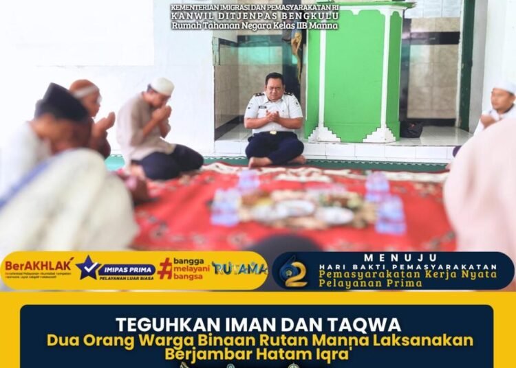 Teguhkan Iman dan Takwa, Dua Orang Warga Binaan Rutan Manna Laksanakan Berjambar Hatam Iqra' 1 Salinan dari Salinan dari Salinan dari Salinan dari Salinan dari Salinan dari Salinan dari Salinan dari Salinan dari Salinan dari Salinan dari Salinan dari Salinan dari Salinan dari Salinan dari S 1 9