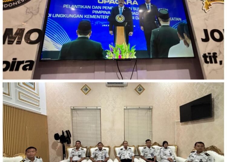 Sinergi Dukung Pelantikan, Lapas Mojokerto Ikuti Pelantikan Pimpinan Tinggi Madya Secara Virtual 1 WhatsApp Image 2026 04 01 at 14.29.47