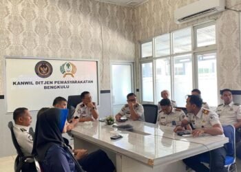 Lapas Bengkulu, Julianto Budhi Prasetyono, Haposan Silalahi, Komisi XIII DPR RI, Ditjenpas Bengkulu, Kunjungan DPR RI, Pemasyarakatan, Kemenimipas, Rapat Virtual, Pengawasan DPR