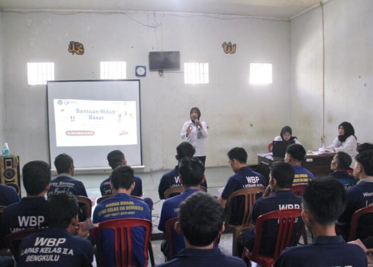 Lapas Bengkulu, Penyuluhan Kesehatan, Warga Binaan, Kesehatan Lapas, Latsar CPNS, Ditjenpas Bengkulu, Hidup Sehat, Hipertensi, BHD