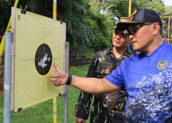 Lapas Bengkulu, Kalapas Bengkulu, Julianto Budhi Prasetyono, Ditjenpas Bengkulu, Imigrasi Bengkulu, Latihan Menembak, Mako Brimob Bengkulu, Sinergi Antarinstansi, Keamanan, Aparatur Negara