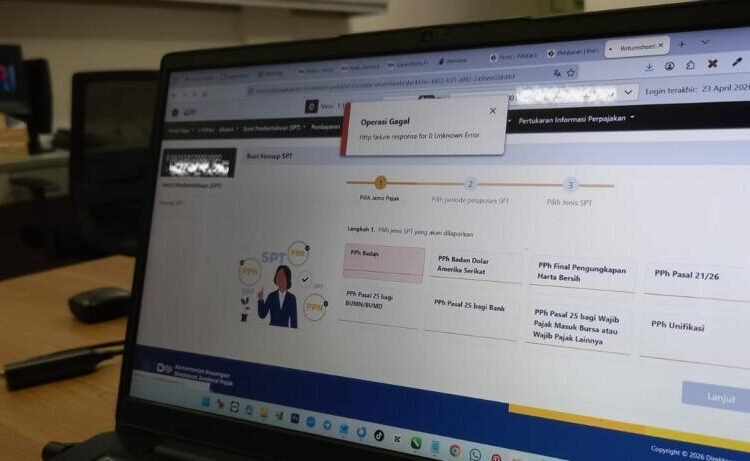 Coretax Error! Wajib Pajak Siap-Siap Kena Denda 1 Juta
