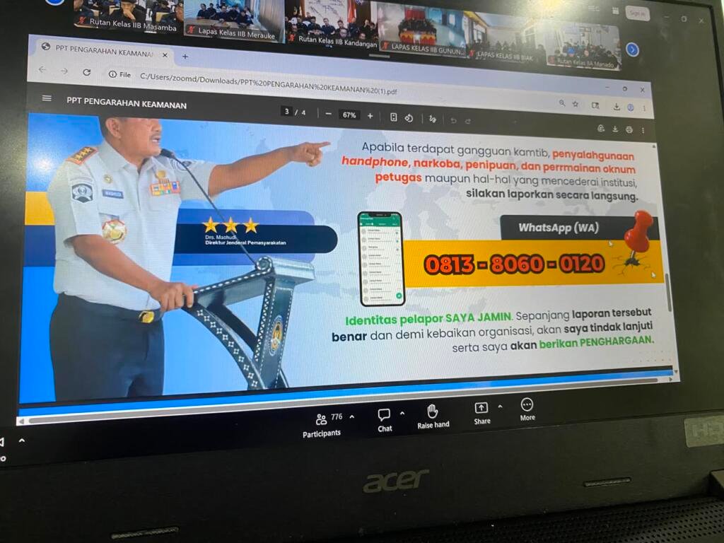 Pertegas Integritas, Direktur Jenderal Pemasyarakatan, Bapak Mashudi, Berikan Pengarahan Tegas Terkait Disiplin Pegawai 7 Mashudi