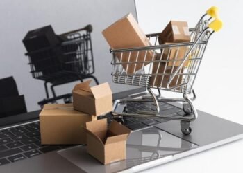 Ilustrasi belanja online dan perilaku konsumtif di era digital