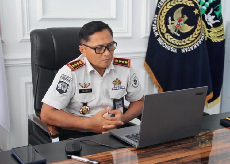 Lapas Bengkulu, Kalapas Bengkulu, Julianto Budhi Prasetyono, Pemasyarakatan, Seminar Nasional, Transformasi Pemasyarakatan, KUHP Baru, KUHAP, Kemenimipas, Agus Andrianto
