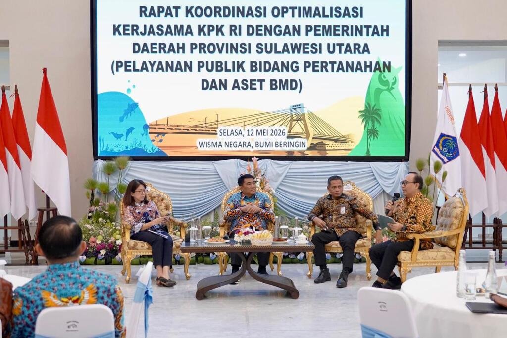 Sulut Jadi Lokasi Percontohan oleh Kementerian ATR/BPN dan KPK Dalam Transformasi Pelayanan Publik di Bidang Pertanahan 8 WhatsApp Image 2026 05 12 at 15.06.54