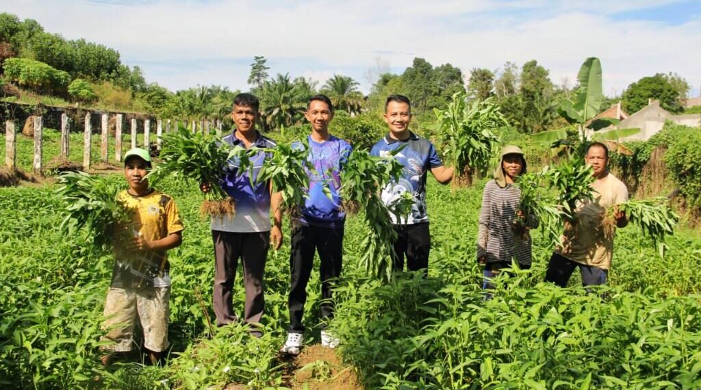 Lapas Bengkulu, Lembaga Pemasyarakatan, Ketahanan Pangan, Panen Kangkung,