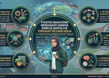 apa strategi mahasiswa menghadapi dampak konflik geopolitik terhadap peluang kerja