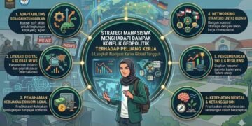 apa strategi mahasiswa menghadapi dampak konflik geopolitik terhadap peluang kerja